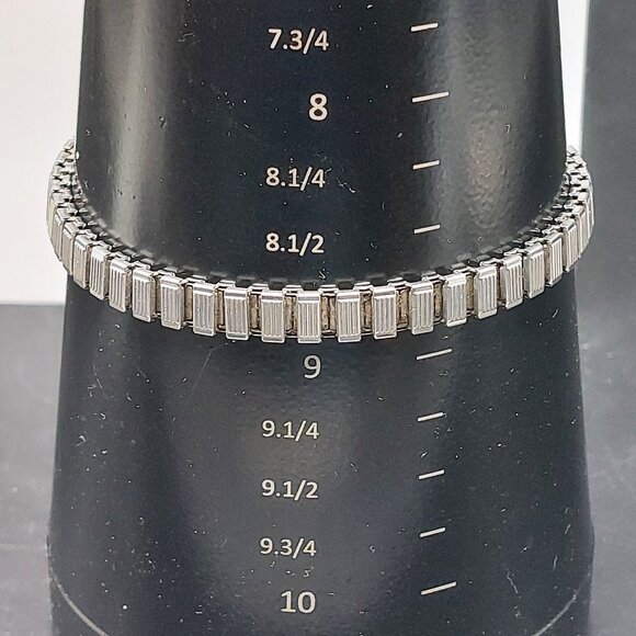 Vintage Caravelle Ladies Mechanical Watch Stainless Steel Stretch Band 1950s - Picture 8 of 8